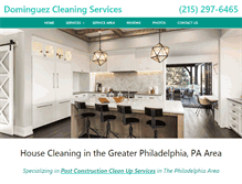 Tablet Screenshot of dominguez-cleaning-service.com